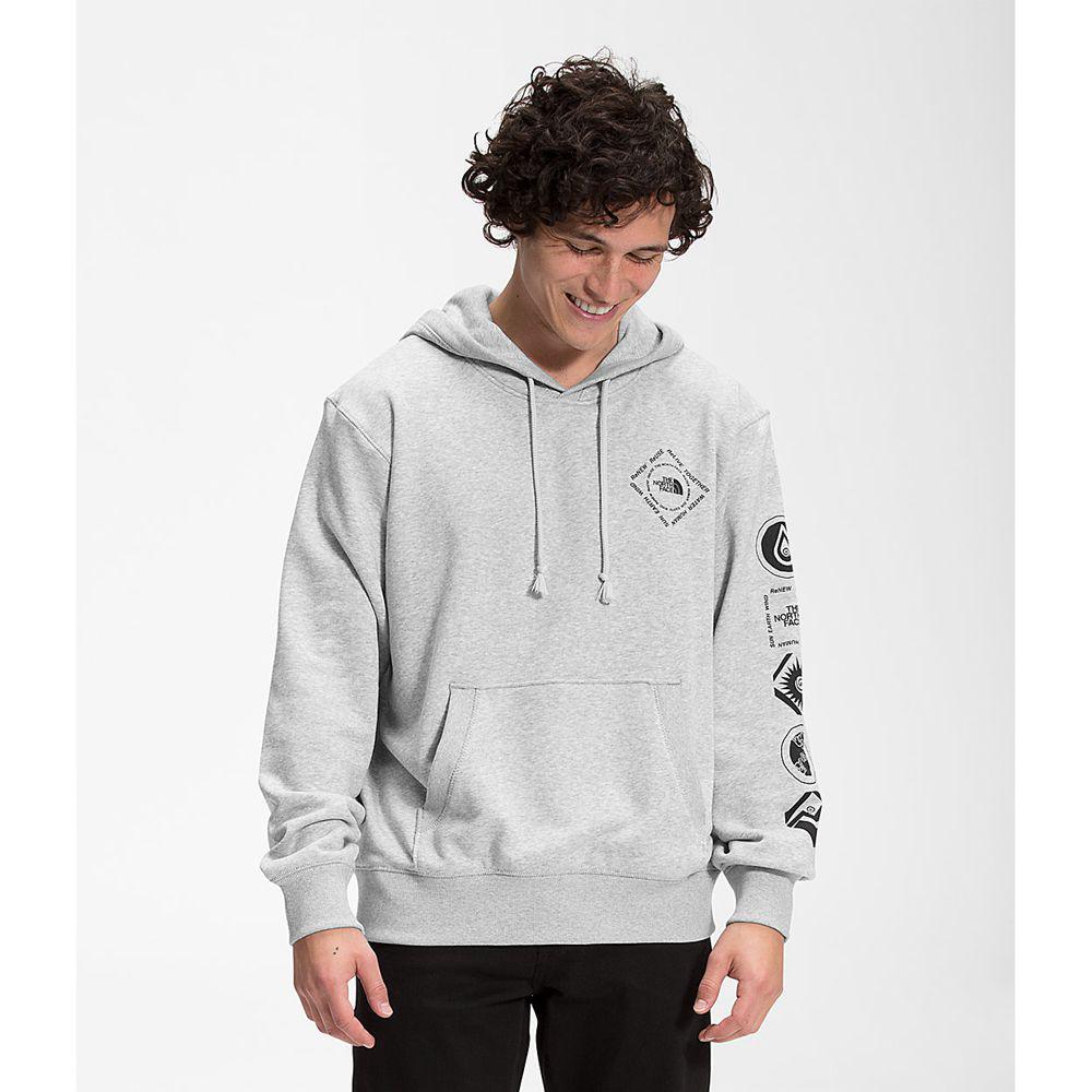 The North Face Himalayan Bottle Source Pullover Ανδρικα Φούτερ Hoodie - Ανοιχτο Γκρι (TPFM69124)